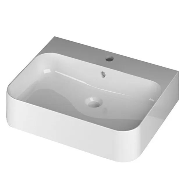 Slim Wall or Counter top basin 1TH 60 x 48cm