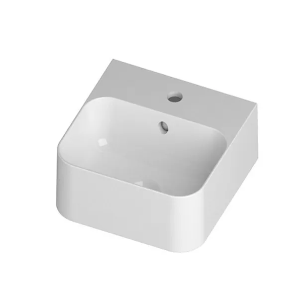 Slim Wall or Counter top basin 1TH 35 x 35cm