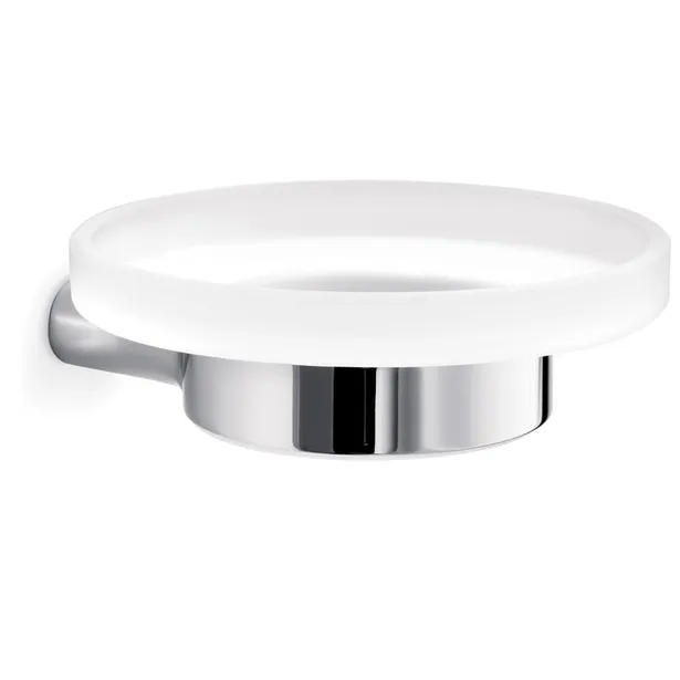 Mito Wall mounted soap dish & holder - Chrome