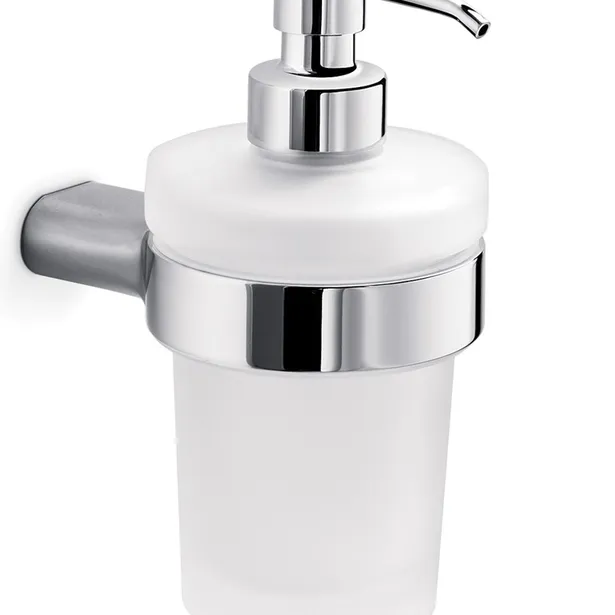 Mito Wall mounted soap dispenser - Brushed Nickel
