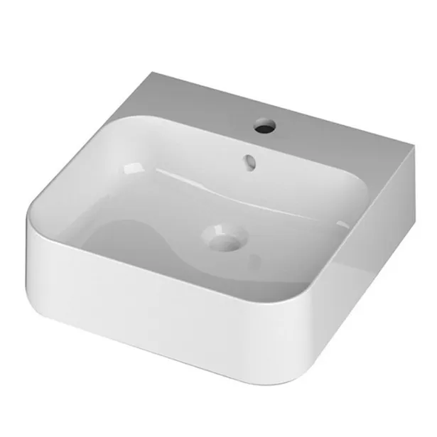 Slim Wall or Counter top basin 1TH 48 x 48cm