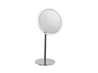 Hotellerie Round bench mounted magnifying mirror image