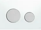 TECEloop Glass Flush button - White Glass Matte buttons image